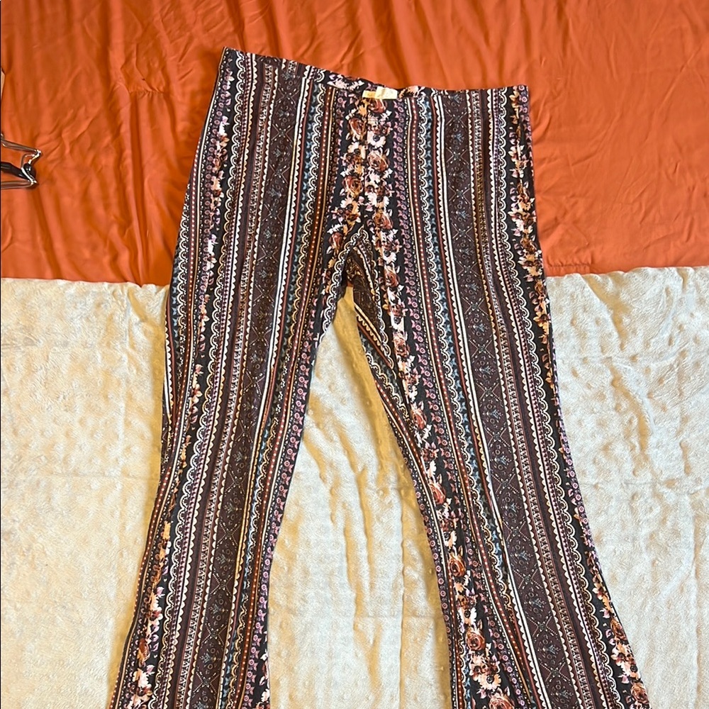 Bohemian Striped & Pattern Pants